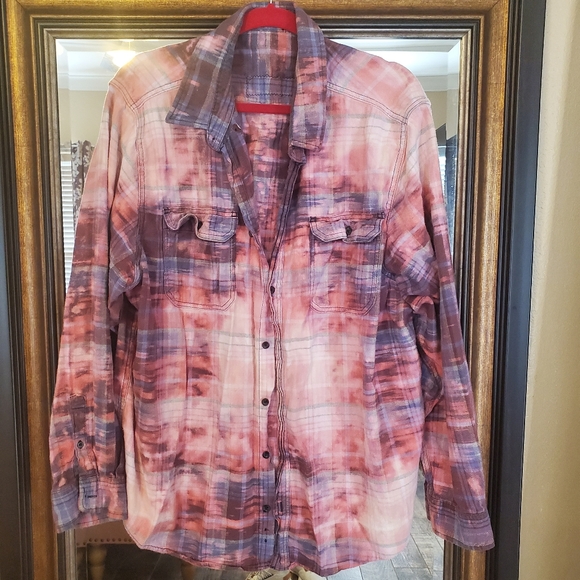 ARTIFACT by JC Cooper Acid washed Flannel - Picture 1 of 4